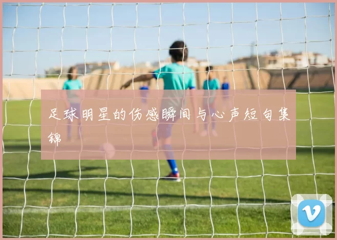 足球明星的伤感瞬间与心声短句集锦
